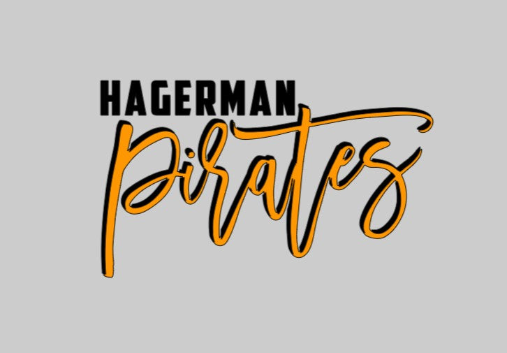 GLITTER HAGERMAN Pirates Cursive HOODIE