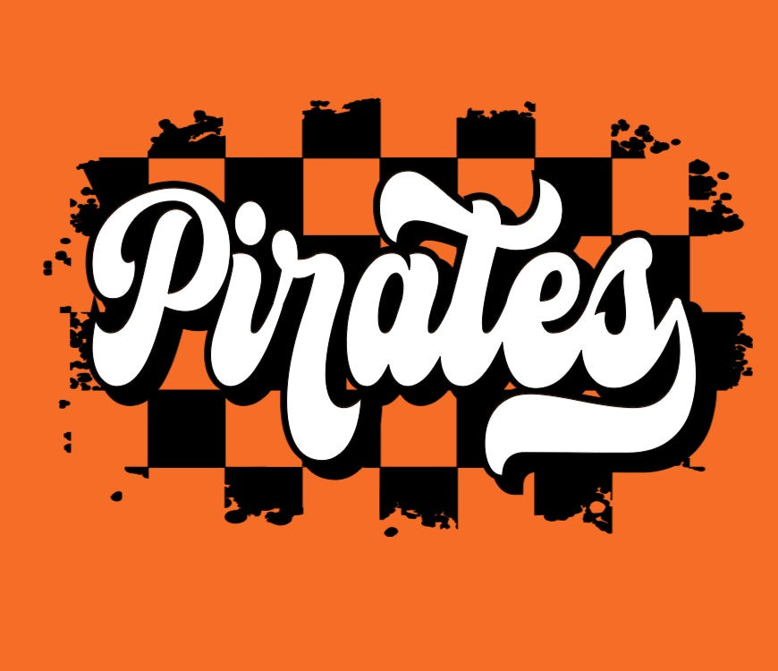 Checkered Pirates T shirt