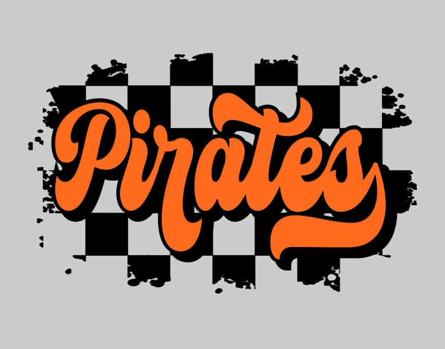 Checkered Pirates T shirt